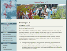 Tablet Screenshot of dreschflegel-verein.de
